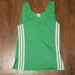 Vintage original green Adidas muscle tee